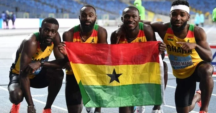 Team Ghana sets national record to reach 4x100m relay final in Tokyo