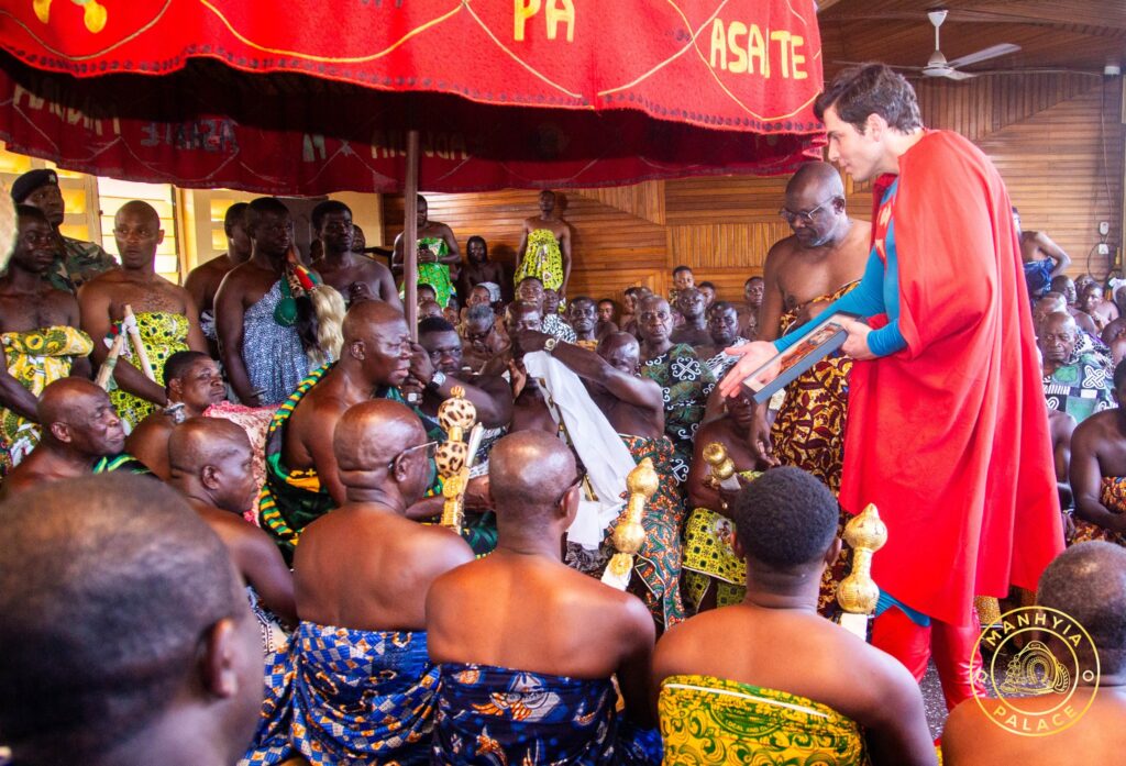 Leonardo Muylaert at Manhyia Palace Leonardo Muylaert at Manhyia Palace