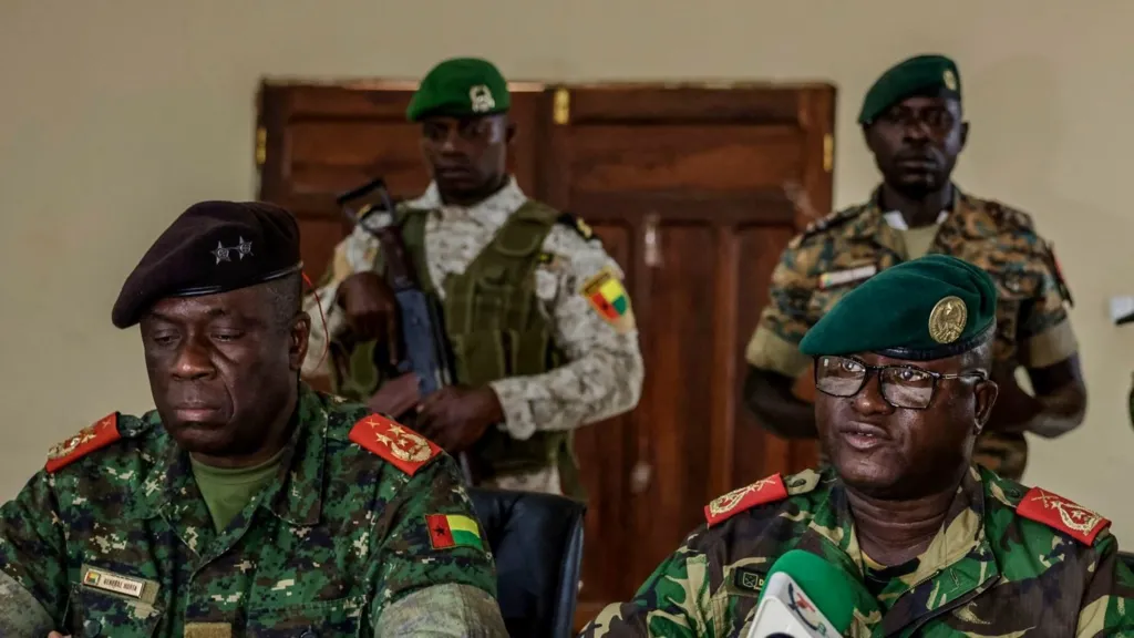 Military officers seize power in Guinea-Bissau as President Embaló is detained