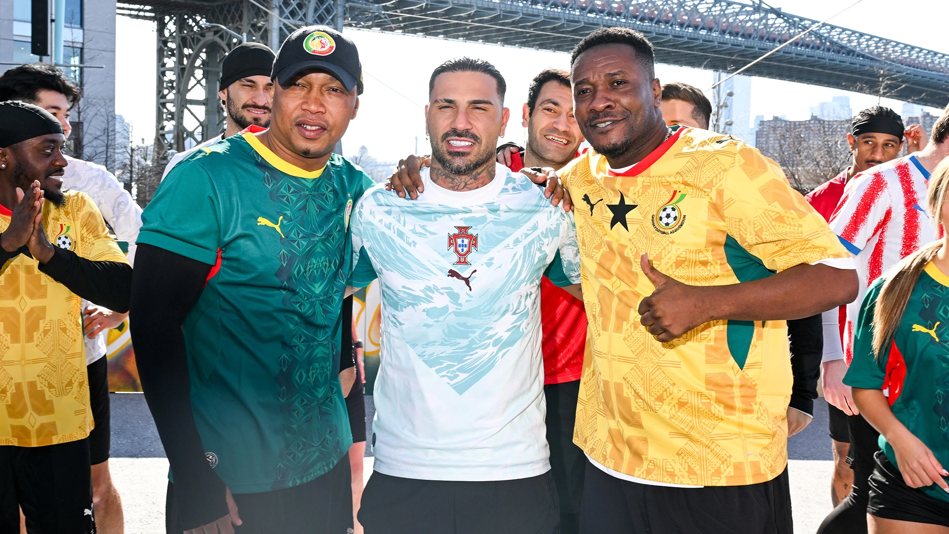 PUMA REVEALS ITS MOST POWERFUL INTERNATIONAL FOOTBALL KIT LINEUP YET ON THE STREETS OF NEW YORK CITY PUMA REVEALS ITS MOST POWERFUL INTERNATIONAL FOOTBALL KIT LINEUP YET ON THE STREETS OF NEW YORK CITY