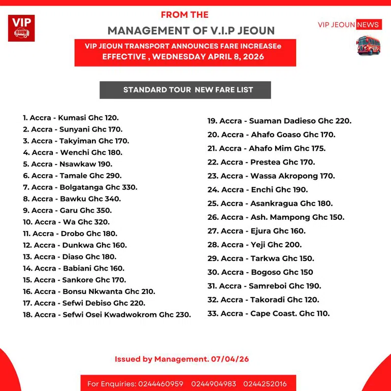 VIP Buses new prices VIP Buses new prices