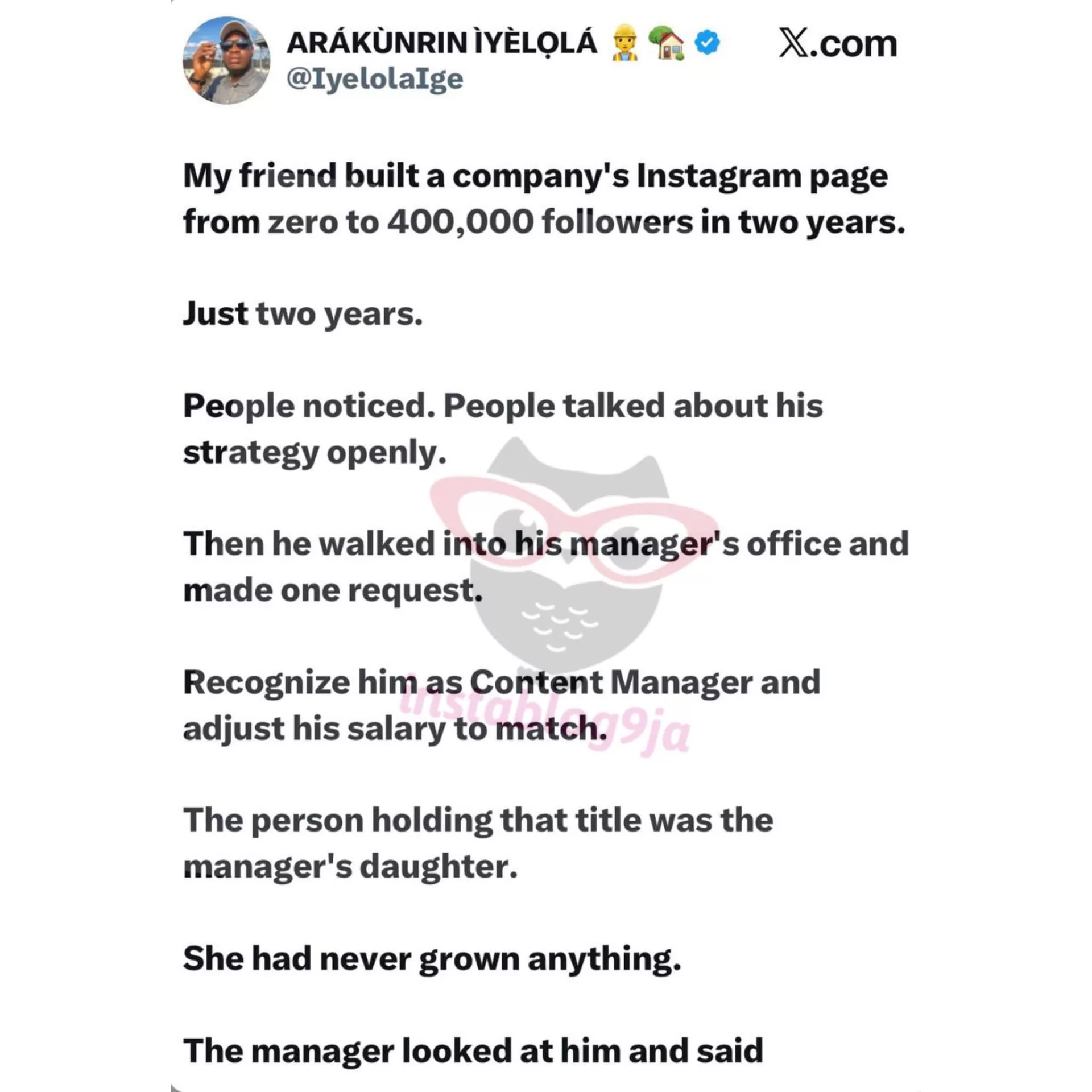 Social media manager deletes company’s page with 400k followers over promotion snub