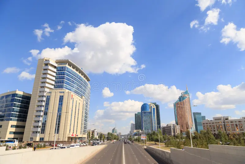 Kunaev Street – Tekeli, Kazakhstan | Photo via Dreamstime.com Kunaev Street – Tekeli, Kazakhstan | Photo via Dreamstime.com
